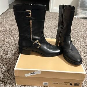 Michael Kors Gansevoort Flat Moto/Combat Boot